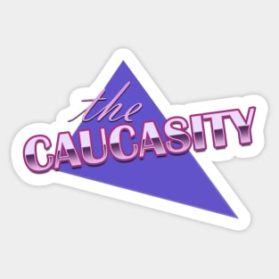 the caucasity Sticker